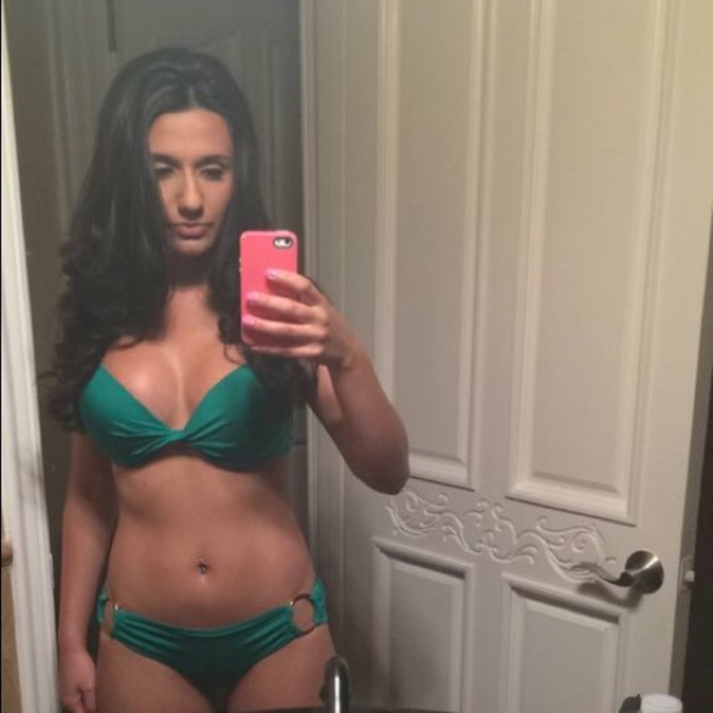 Victoria secret emerald green bikini